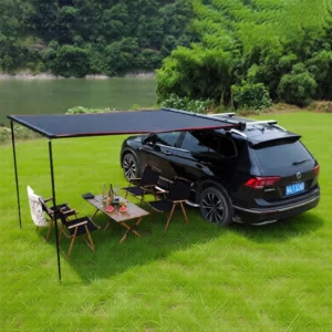 Offroad Outdoor Camping Awning Tent Family Tents Canvas Tents With Aluminum Alloy