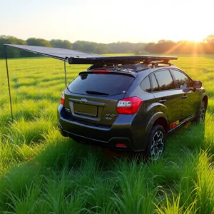 Offroad Outdoor Camping Awning Tent Family Tents Canvas Tents With Aluminum Alloy