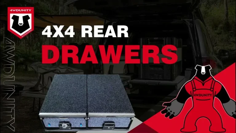 4x4 rear drawer storage system walkthrough video